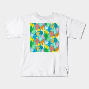 Rainbow Cactus Kids T-Shirt